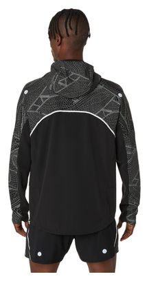 Chaqueta impermeable Asics Limited Series Lite-Show negra para hombre