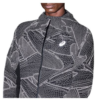 Chaqueta impermeable Asics Limited Series Lite-Show negra para hombre