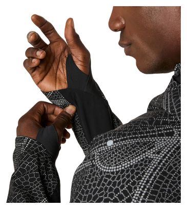 Chaqueta impermeable Asics Limited Series Lite-Show negra para hombre