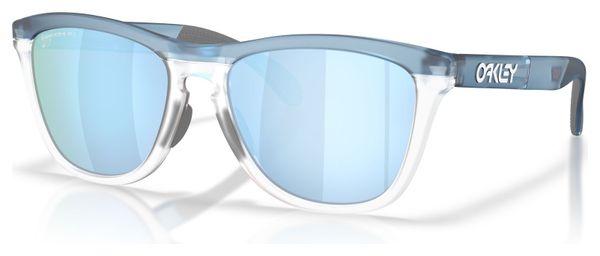 Máscara Oakley Frogskins Range XL - Stonewash Clear / Prizm Deep Water Polarized / Ref : OO9503-03