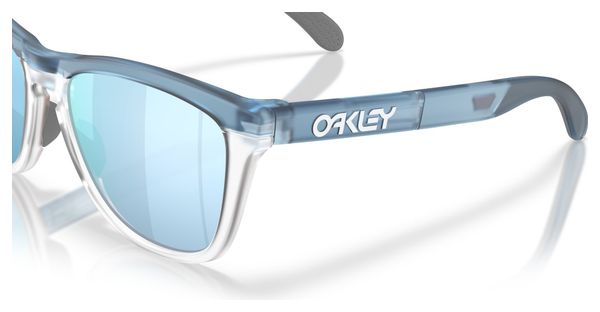 Máscara Oakley Frogskins Range XL - Stonewash Clear / Prizm Deep Water Polarized / Ref : OO9503-03
