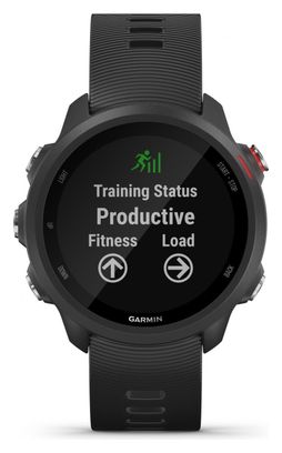 Montre GPS Garmin Forerunner 245 Music Noir avec Bracelet en Silicone Noir