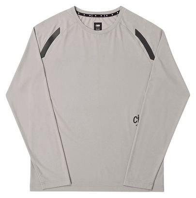 Maglia Ciele DLY Nite Rite a maniche lunghe grigio riflettente da uomo