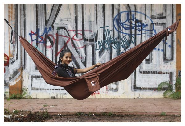 Hamac Ticket To The Moon Compact Hammock Marron