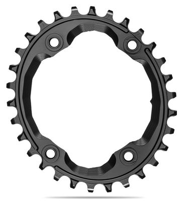 AbsoluteBlack Narrow Wide Mono 96BCD Oval Chainring for Shimano XTR 12S Transmissions Black