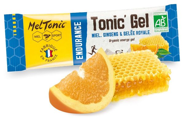 Lote de 6 Meltonic Tonic ' Gel Bio Endurance Miel/Ginseng/Naranja6x20g