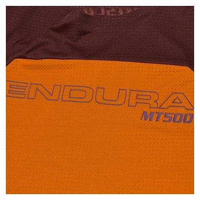 Maglia a maniche lunghe Endura MT500 Burner Orange per bambini