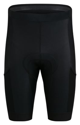 Kurze, trägerlose Radhose Rapha Core Cargo Schwarz