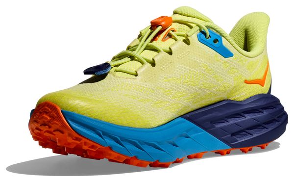 AH23 Hoka Speedgoat 5 Youth Yellow Blue Red Child