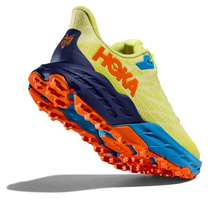 AH23 Hoka Speedgoat 5 Youth Amarillo Azul Rojo Niño