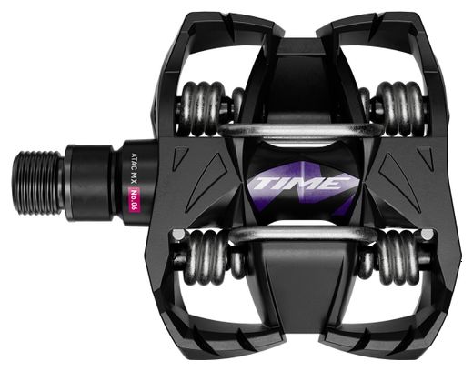 Time MX 6 Clipless Pedals Black Purple