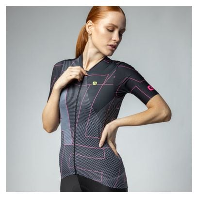 Maglia a manica corta Alé Synergy Donna Nero