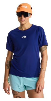 The North Face Summit High Trail Kurzarm-Shirt, blau, Damen