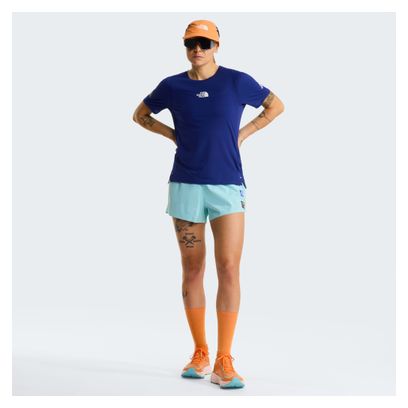 The North Face Summit High Trail Kurzarm-Shirt, blau, Damen