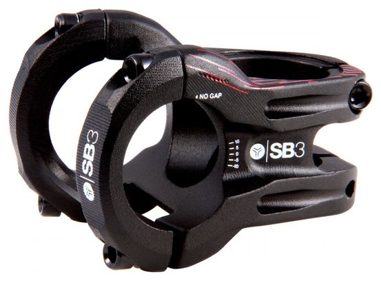 SB3 Kroma 35 mm 0° Mountain Bike Stem, Black/Red