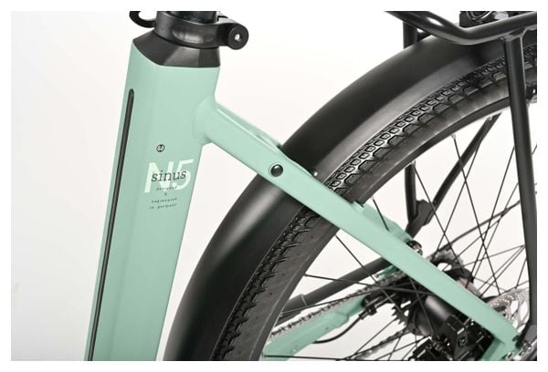 Vélo de Ville Électrique Winora Sinus N5 Low Shimano Nexus 5V 625Wh 27 5'' Vert 2024