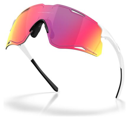 Oakley Cybr Lightning Sunglasses / Prizm Road / White / Ref: OO9538D-0440