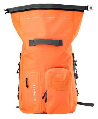 Sac à dos étanche randonnée 35L orange Zulupack