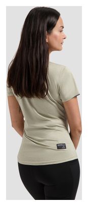 Maillot Manches Courtes De Running Rogelli Distance Taupe Femme