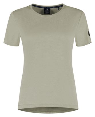 Maillot Manches Courtes De Running Rogelli Distance Taupe Femme