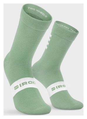 Chaussettes vélo Cyclisme Homme et Femme S1 Olive Sa Calobra Vert Olive