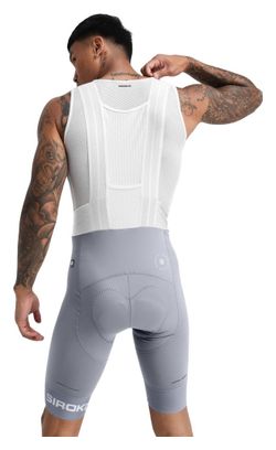 Cuissard vélo court homme Cyclisme BX Fassa Gris