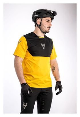 Maglia a maniche corte Animoz Pure Yellow da uomo