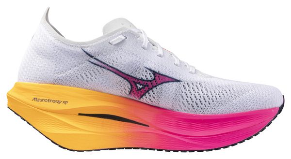 Mizuno Wave Rebellion Pro 3 Running Shoes White/Pink/Orange Unisex