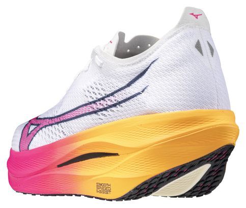 Mizuno Wave Rebellion Pro 3 Running Shoes White/Pink/Orange Unisex
