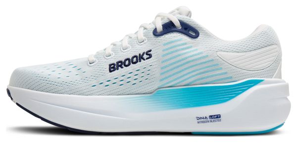 Chaussures Running Brooks Ghost Max 3 Blanc/Bleu Homme