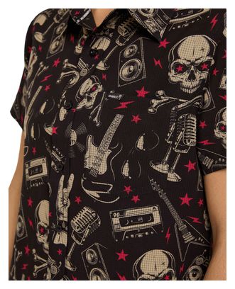 Camicia donna nera Dharco Tech Party RocknRolla