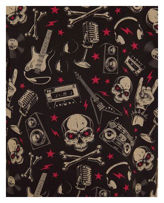 Camicia donna nera Dharco Tech Party RocknRolla
