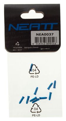 Tapas de extremo de cable de engranaje NEATT - Azul