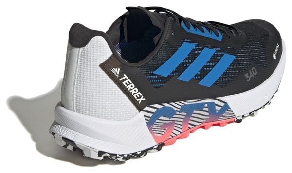 adidas running Terrex Agravic Flow 2 GTX Black Blue Men's Trail Shoes