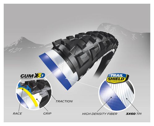 Faltreifen Michelin Wild AM Competition Line 27,5'' Tubeless Ready E-Bike Ready