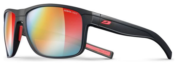 Julbo Renegade Sunglasses Zebra Light Black - Red