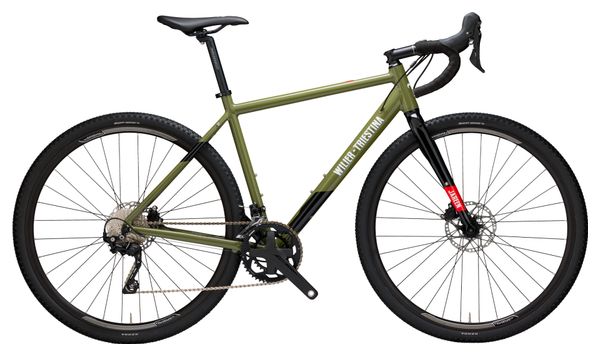 Bicicleta Gravel Wilier Triestina Jareen Shimano GRX 10V 700 mm Verde/Negro 2023