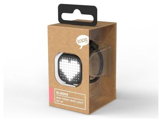 Knog Blinder Mini Love luce anteriore nera