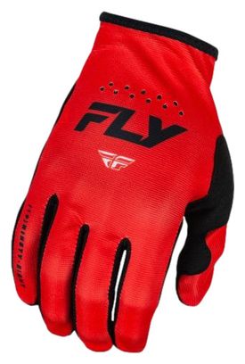 Fly Racing Lite Lange Handschoenen Zwart / Rood