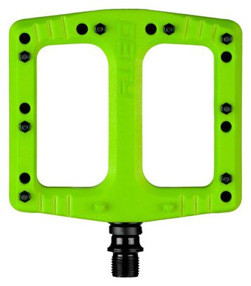 Paire de Pédales Plates Deity Deftrap Vert