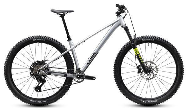 Cube Reaction TM Pro Sram 12V 29'' Mountain Bike, Raw Gray, 2027