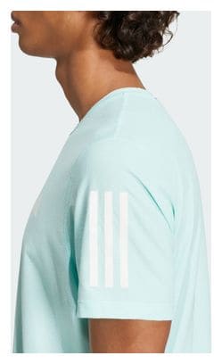 Maillot de manga corta adidas Own The Run Azul Hombre
