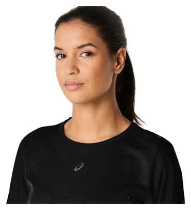 Asics Metarun Kurzarm Trikot Schwarz Damen