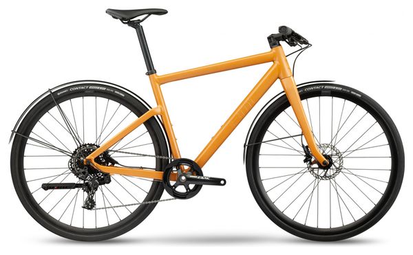 BMC Alpenchallenge 01 Three Fitness Bicicleta urbana Sram Apex 1 11S 700 mm Ocre Amarillo 2021