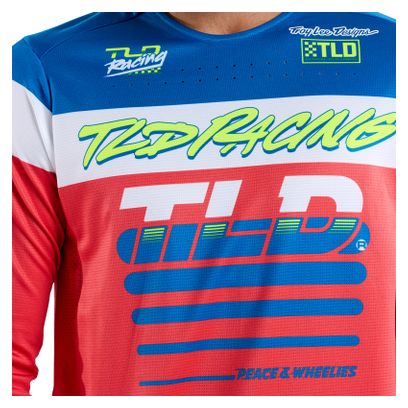 Troy Lee Designs Sprint Trui met lange mouwen Rood/Blauw