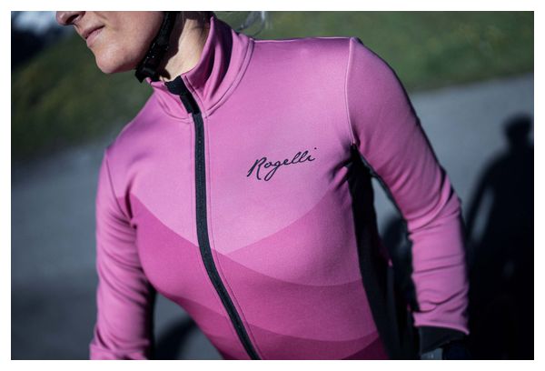 Veste Velo Hiver Rogelli Farah - Femme - Cerise