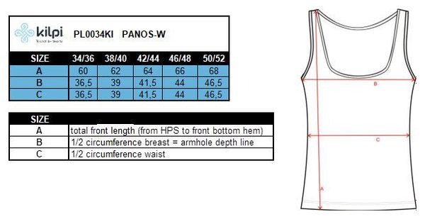 Débardeur technique femme Kilpi PANOS-W