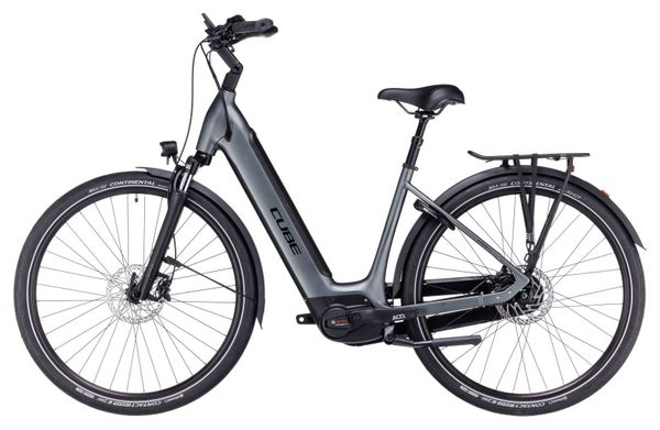 Cube Supreme Hybrid Pro 625 Easy Entry Electric City Bike Shimano Nexus 8S 625 Wh 700 mm Flash Grey 2023