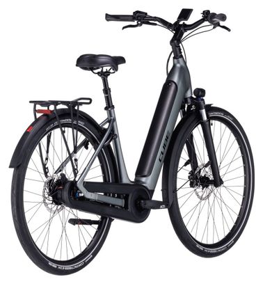 Cube Supreme Hybrid Pro 625 Bicicleta eléctrica urbana de fácil acceso Shimano Nexus 8S 625 Wh 700 mm Flash Gris 2023