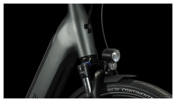 Cube Supreme Hybrid Pro 625 Easy Entry Electric City Bike Shimano Nexus 8S 625 Wh 700 mm Flash Grey 2023